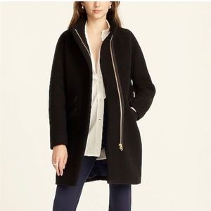 J.Crew Cocoon Coat in Italian Stadium-Cloth Wool